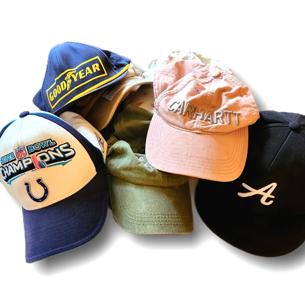 Ten Baseball Caps - Wear or Resell. 10$ Each Or Best Offer For Multiple